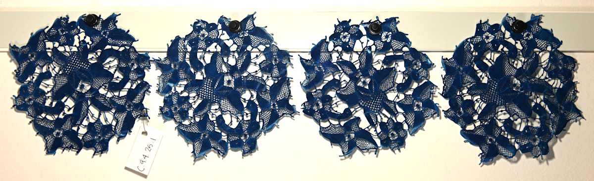 Lace Coasters by Emily Hillhouse 