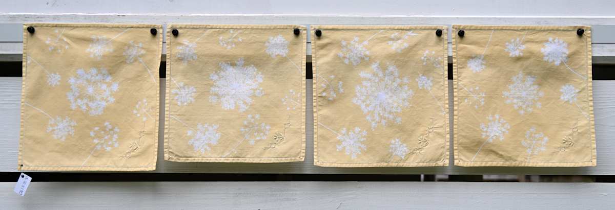 Queen Anne's Lace Napkins by Emily Hillhouse 