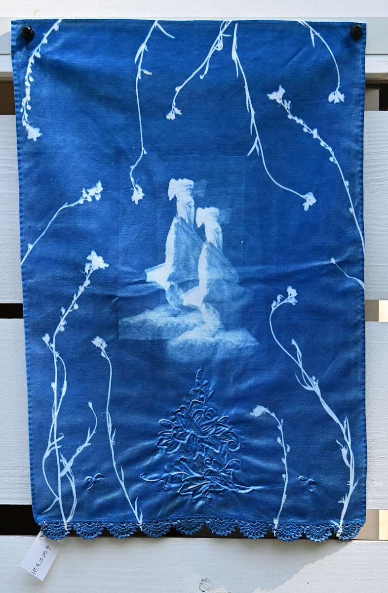 Double Winged Victory Hand Towel by Emily Ruffner Hillhouse, Image 1.
