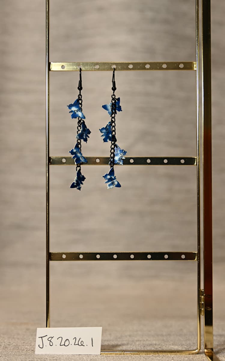 Stacked Black Butterfly Earrings by Emily Ruffner Hillhouse, Image 16.