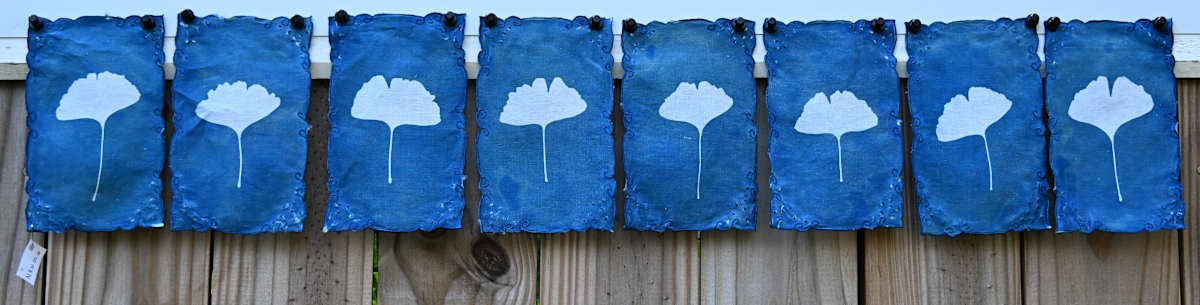 Ginkgo Leaf Napkin Set by Emily Hillhouse 
