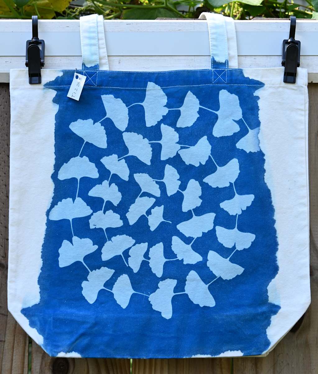 Ginkgo Leaf Tote Bag by Emily Hillhouse 