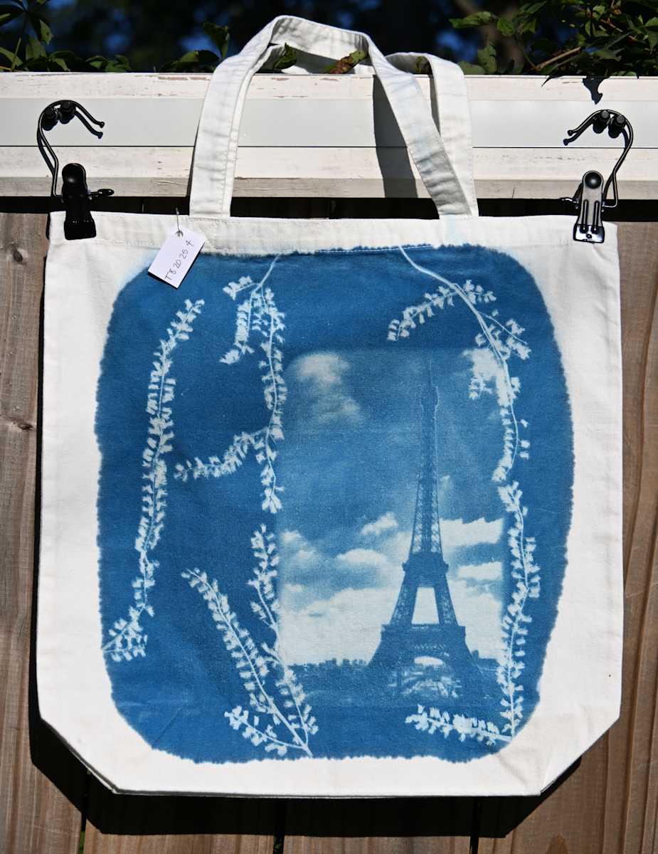 Eiffel Tower Tote Bag by Emily Hillhouse 