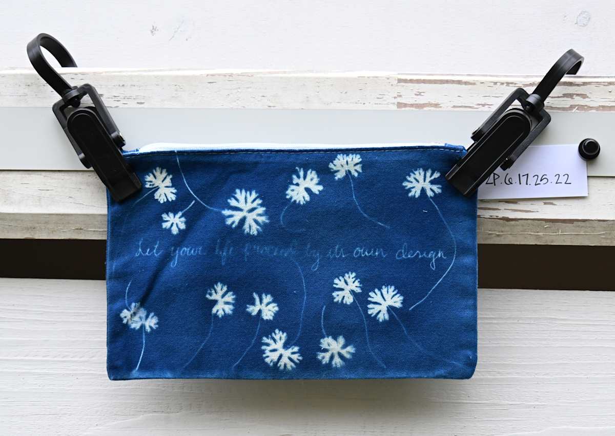 Cassidy Zipper Pouch by Emily Hillhouse, Image 14.