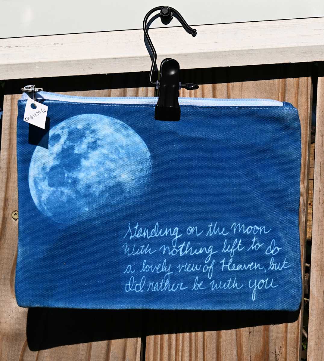 Moon Zipper Pouch by Emily Hillhouse 