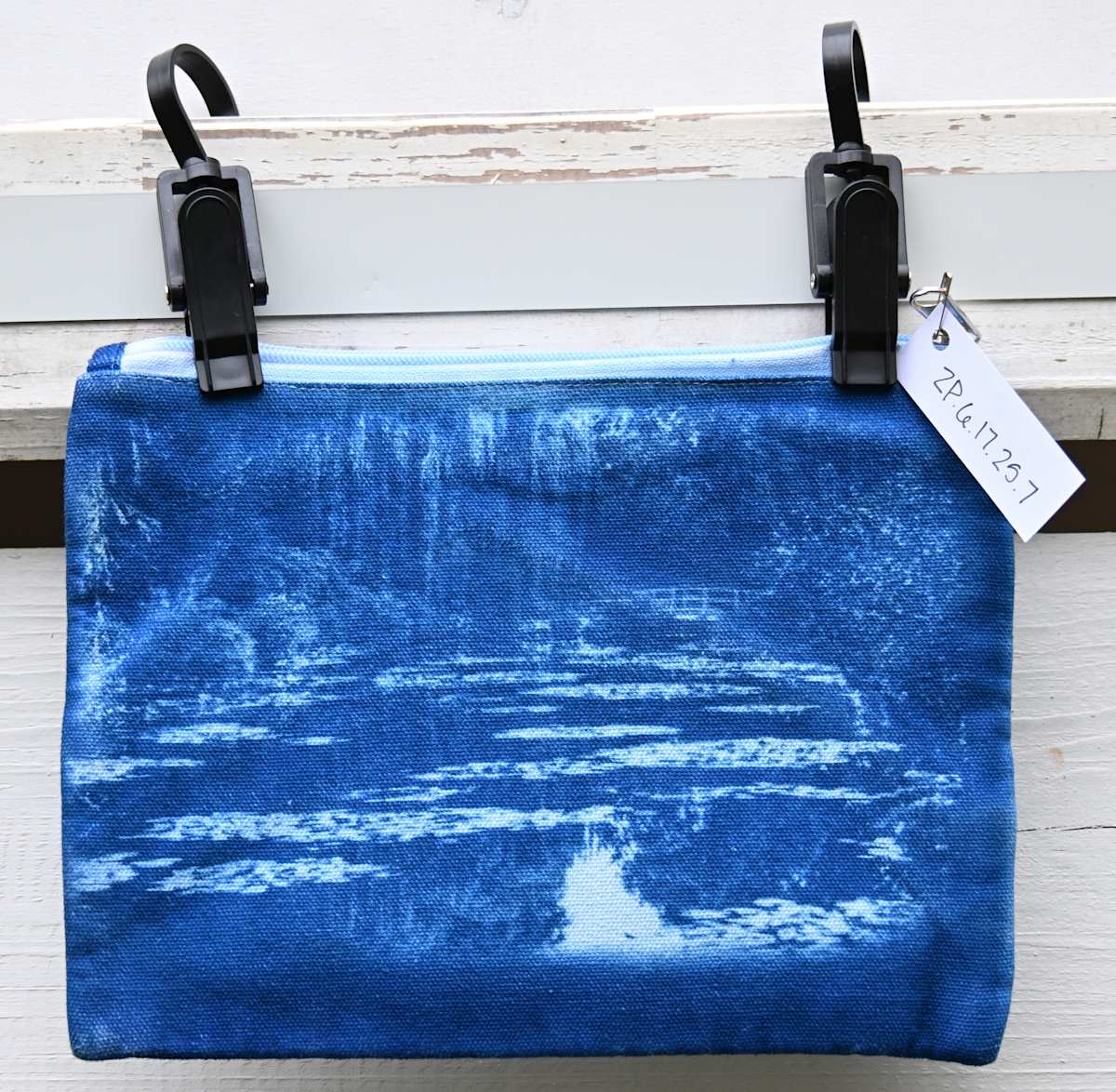 Monet's Garden Zipper Pouch by Emily Hillhouse, Image 15.