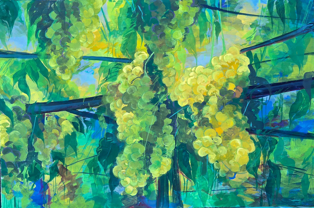 Under Grapevines 2 by Graziana Grace Wojtylak 