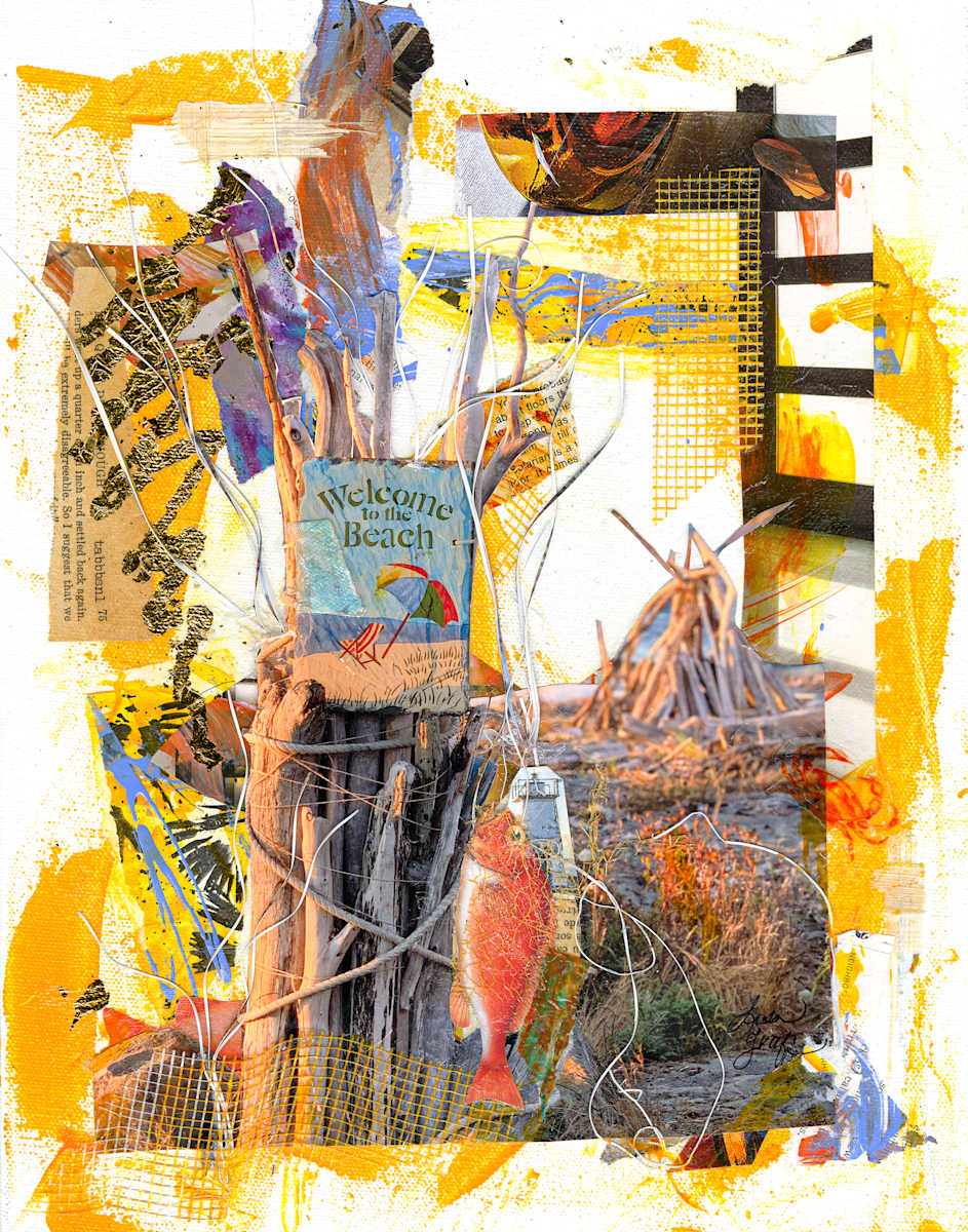 Beach Sign by Lisa Graff, Image 3.