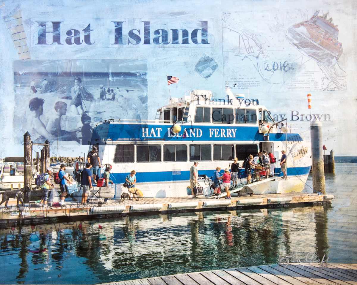 Hat Island Ferry 2018 by Lisa Graff, Image 1.