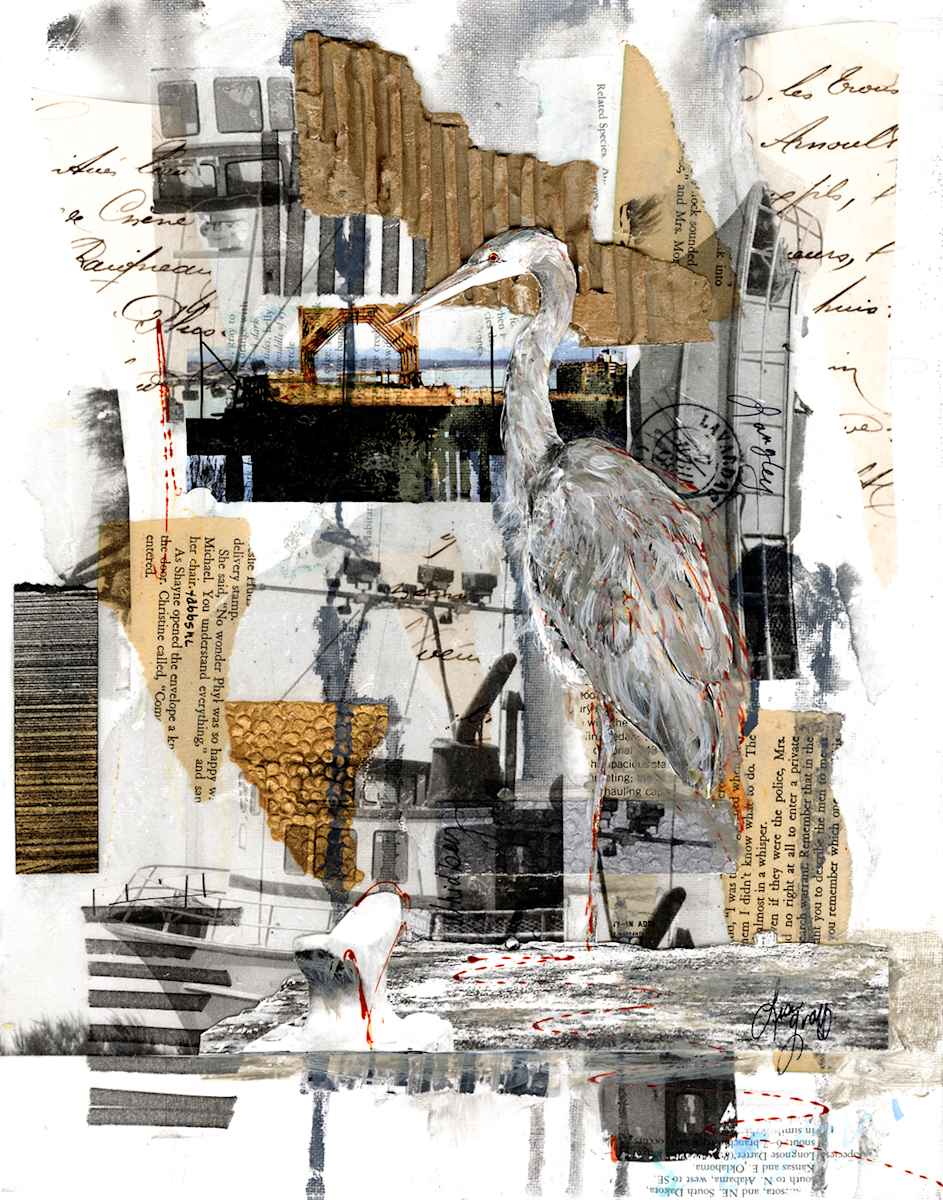 Whidbey Heron by Lisa Graff 