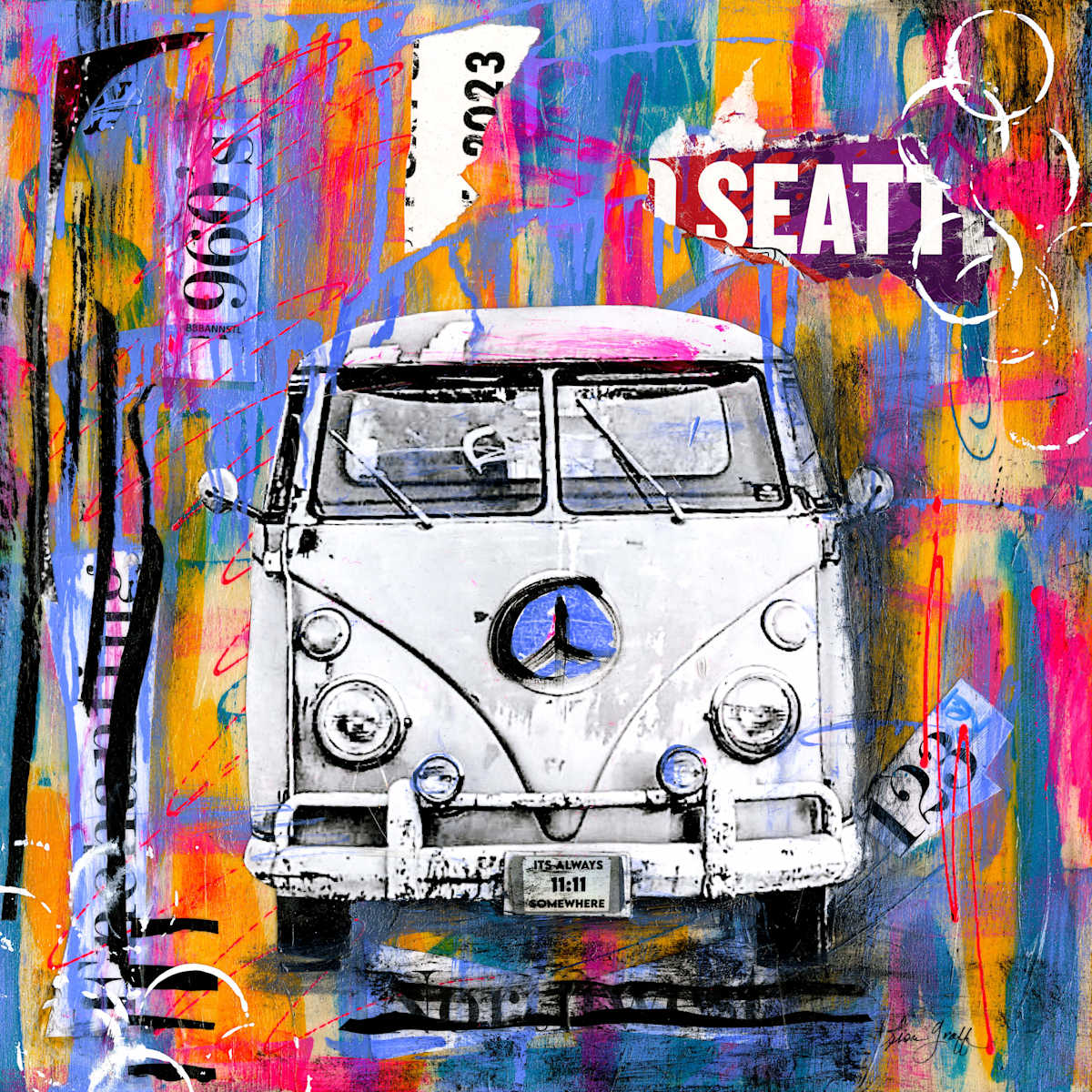 Retro Bus by Lisa Graff, Image 1.