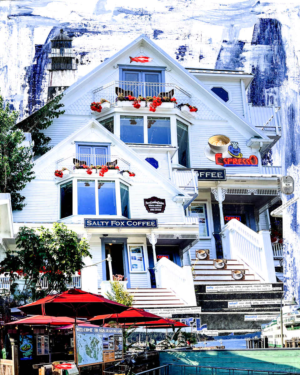 Salty Fox Coffee by Lisa Graff 