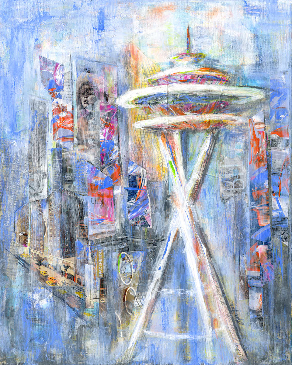 Space Needle 2 by Lisa Graff 