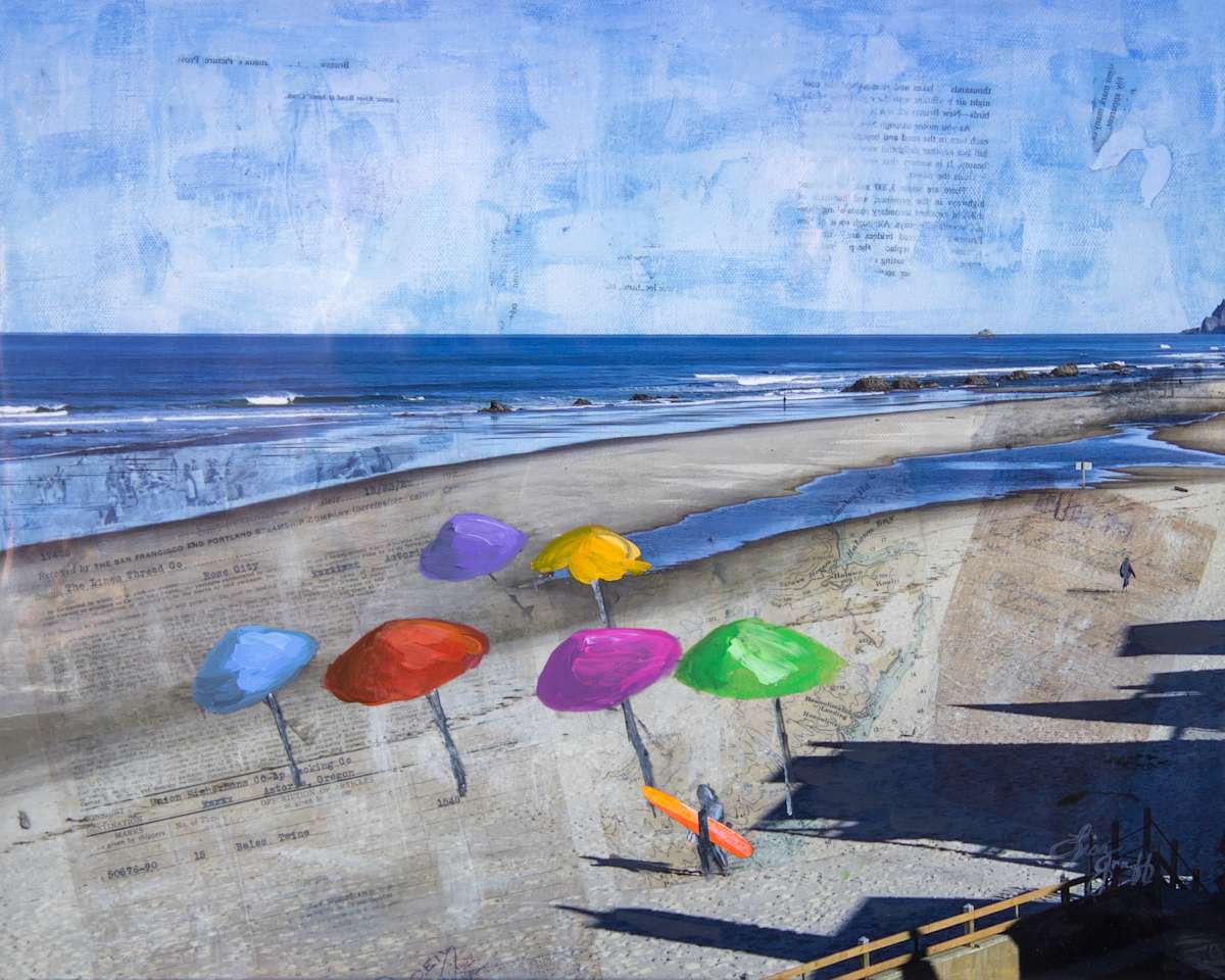Beach Umbrellas by Lisa Graff  Image: Beach Umbrellas