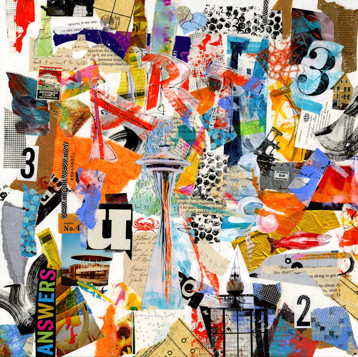 World Collage Day by Lisa Graff  Image: World Collage Day