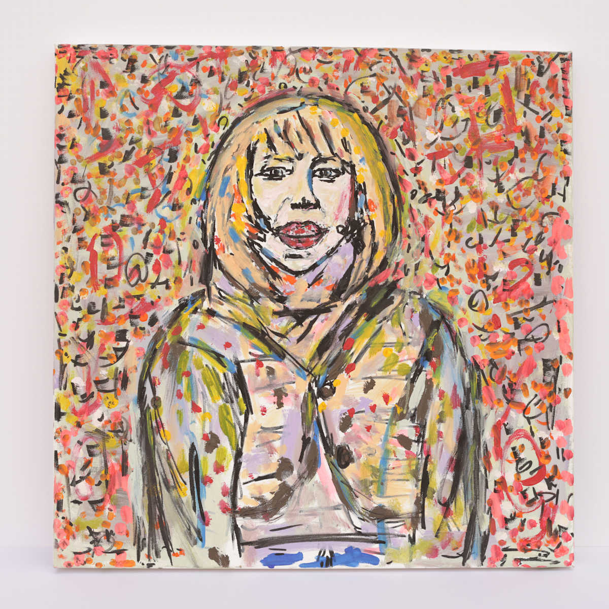 Portrait with Abstract Background by Randall Mass, Image 4.