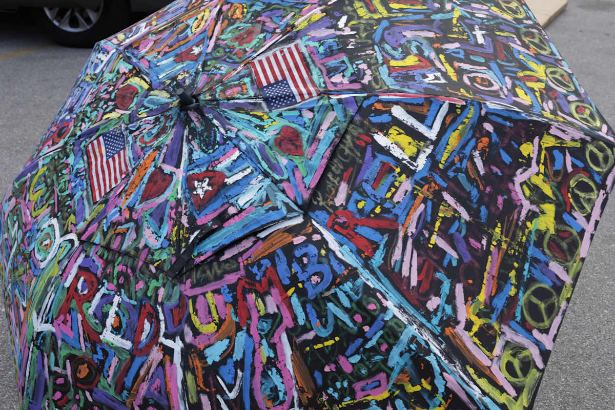 Umbrella (painted) by Randall Mass, Image 3.