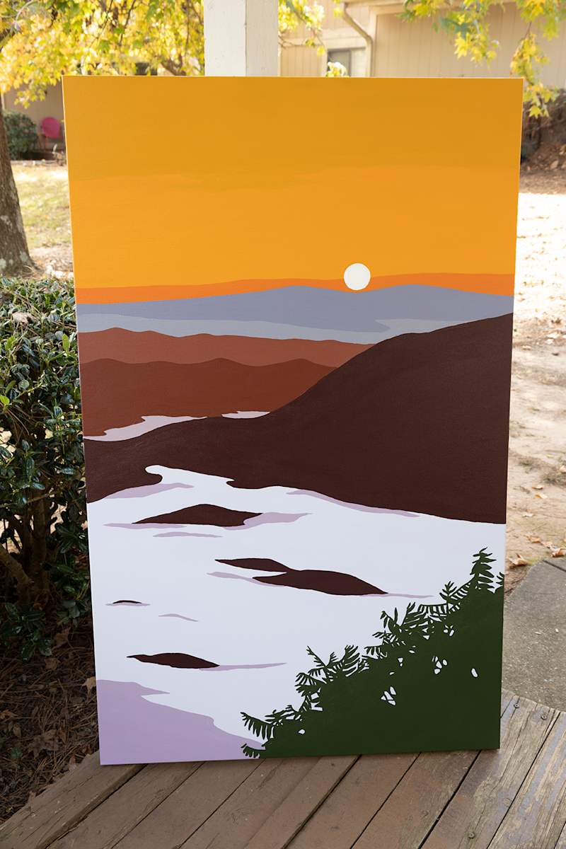 Mountain Clouds Commission by Elizabeth 