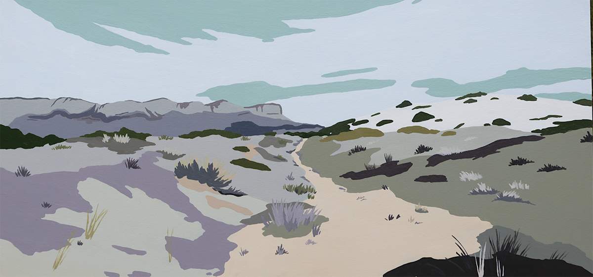 Desert Mountains by Elizabeth 