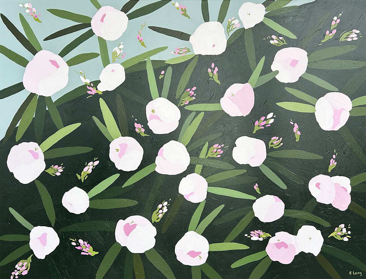 Rhododendron Blooms Commission by Elizabeth, Image 1.