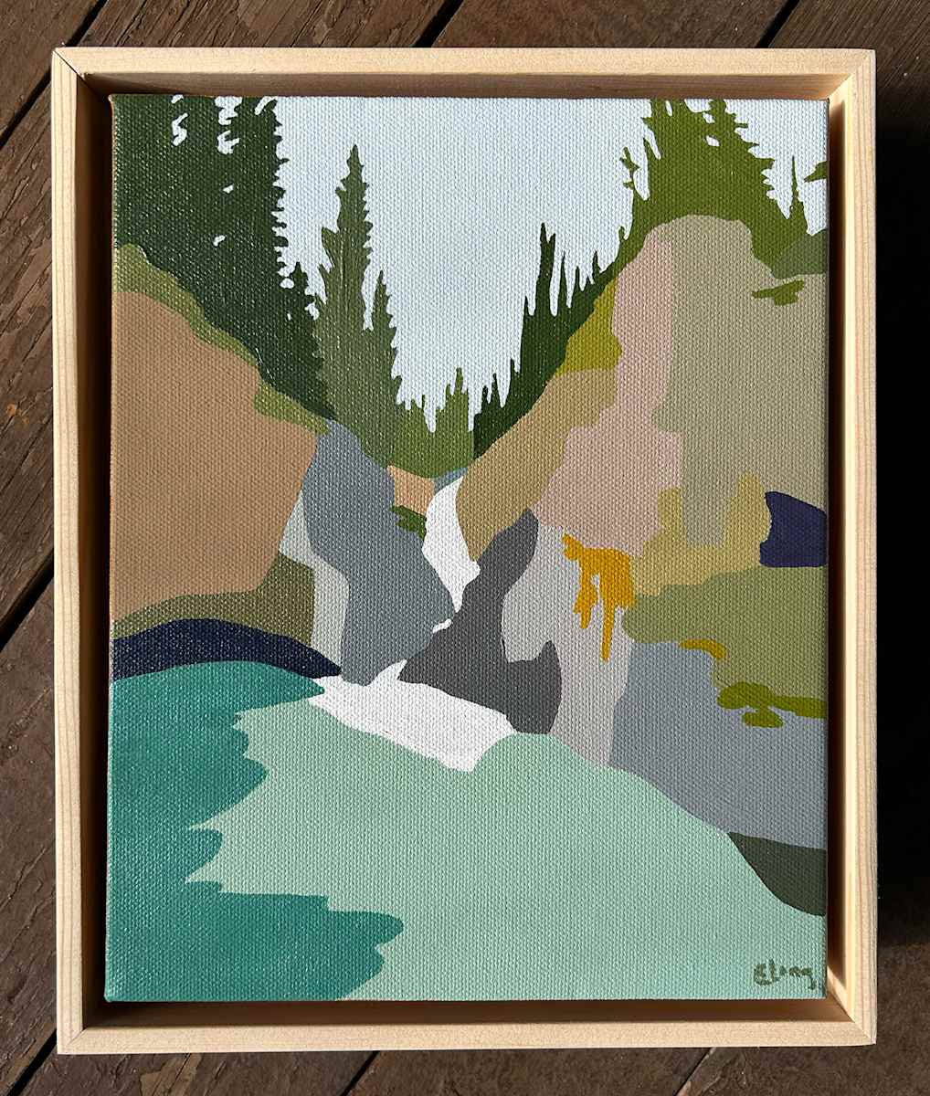 Canyon Waterfall by Elizabeth 