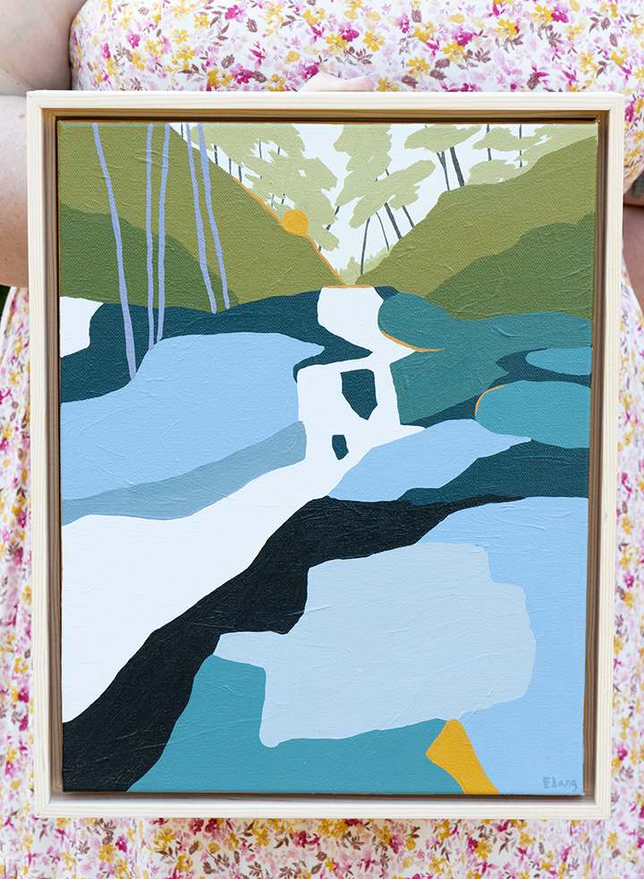 Wild River Falls by Elizabeth 