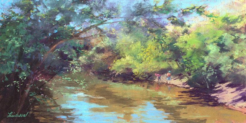 Carmel River by Gretha Lindwood 