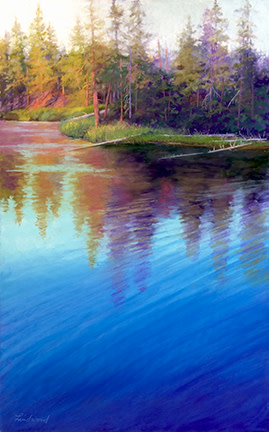 Serene Reflections III by Gretha Lindwood 