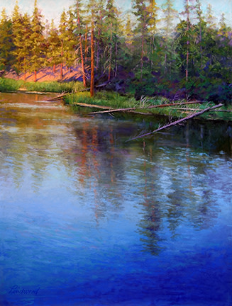 Serene Reflections IV by Gretha Lindwood 