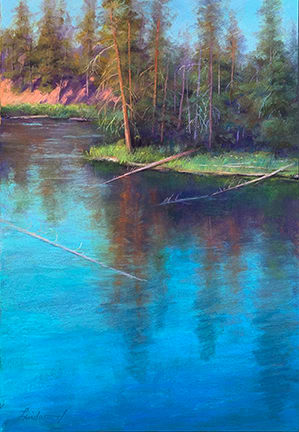 Serene Reflections V by Gretha Lindwood, Image 1.