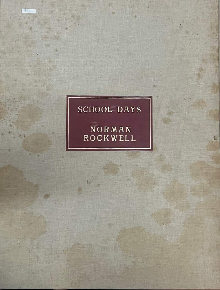 School Days by Norman Rockwell  Image: "School Days" Portfolio Cover 