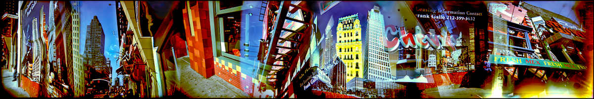 42nd Street by Susan Bowen  Image: Times Square, NYC.  My first holgarama
