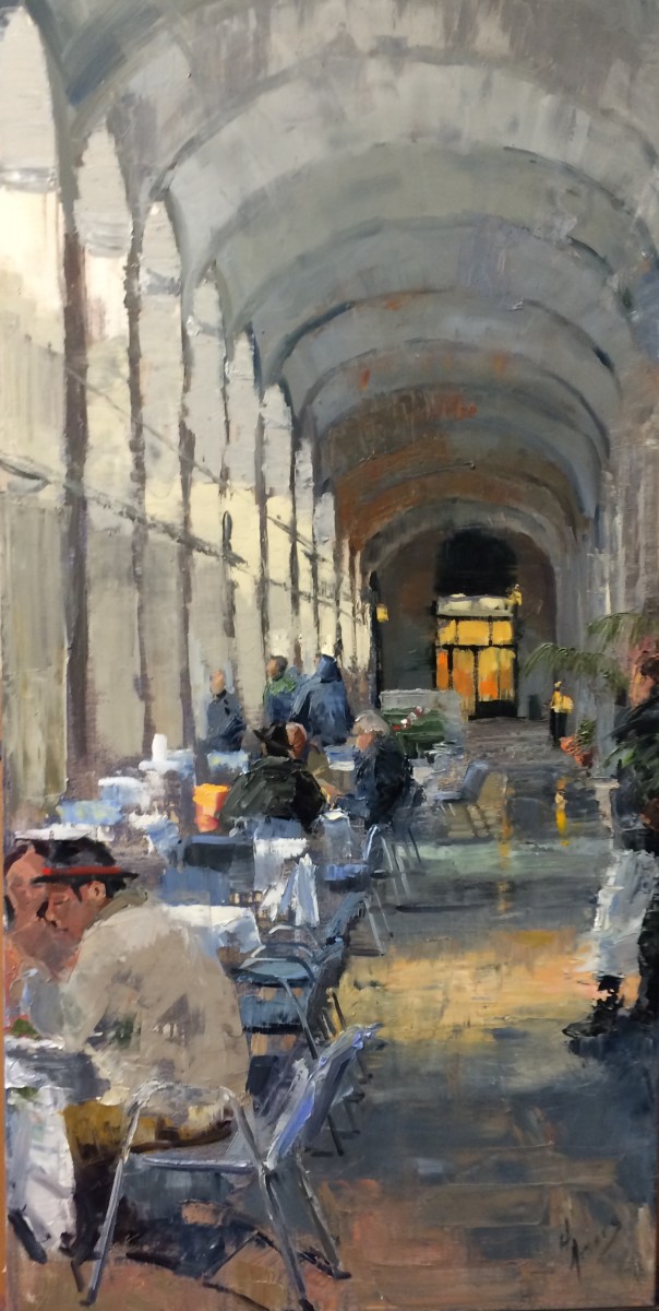 Spanish Cafe by Heather Arenas 