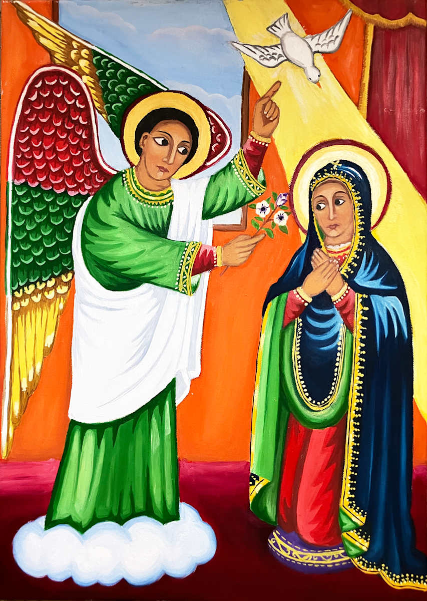 The Annunciation by K. Haile Maskel 
