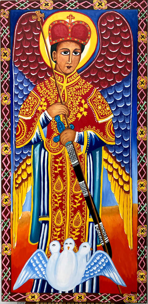 Archangel Saint Raguel by K. Haile Maskel 