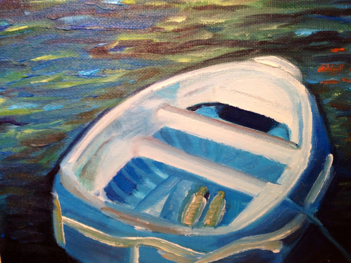 Little Lone Boat in Italy by Diane K. Hewitt  Image: Little Lone Boat in Italy 