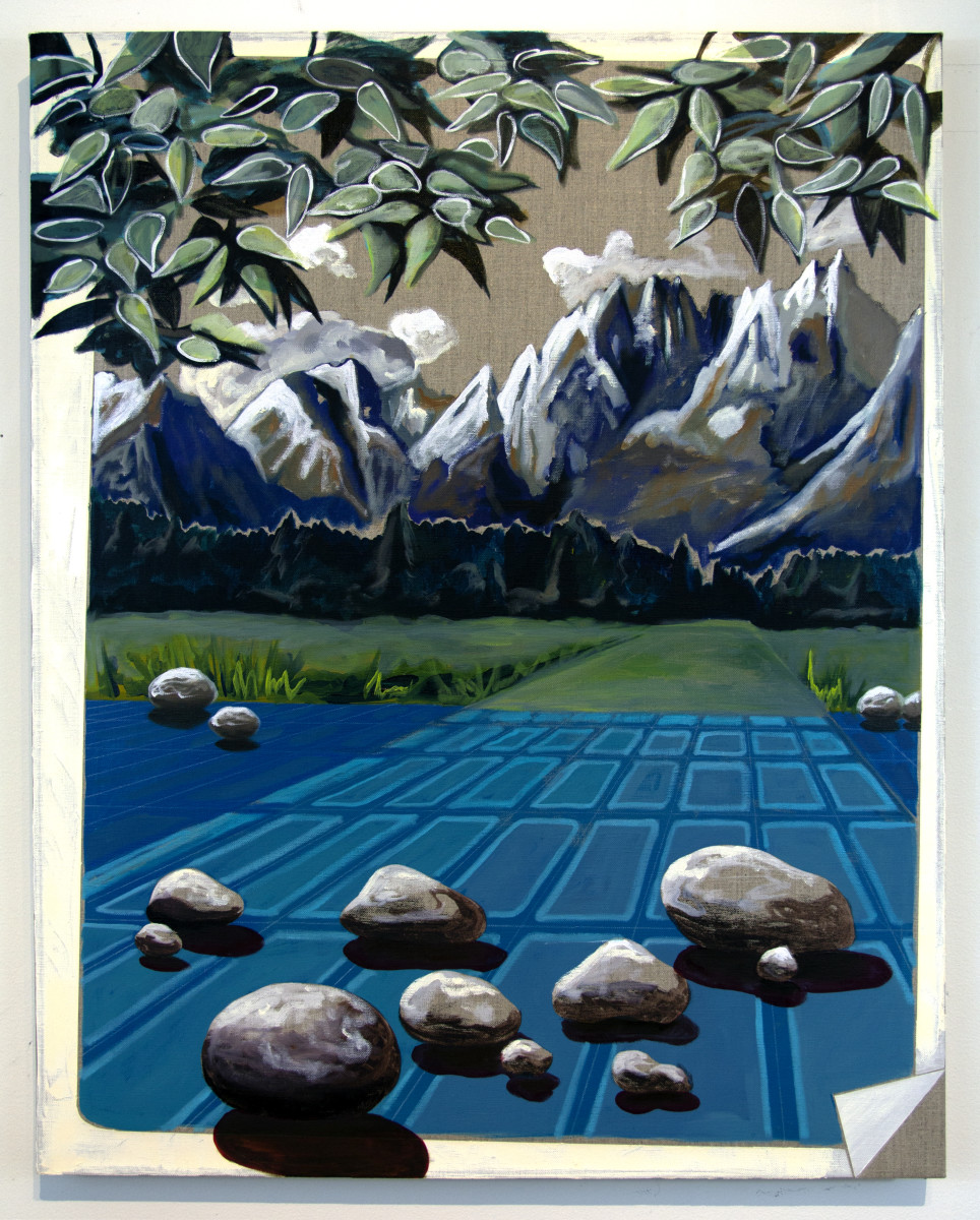 Blue Alpine Pass by Mathew Tucker 