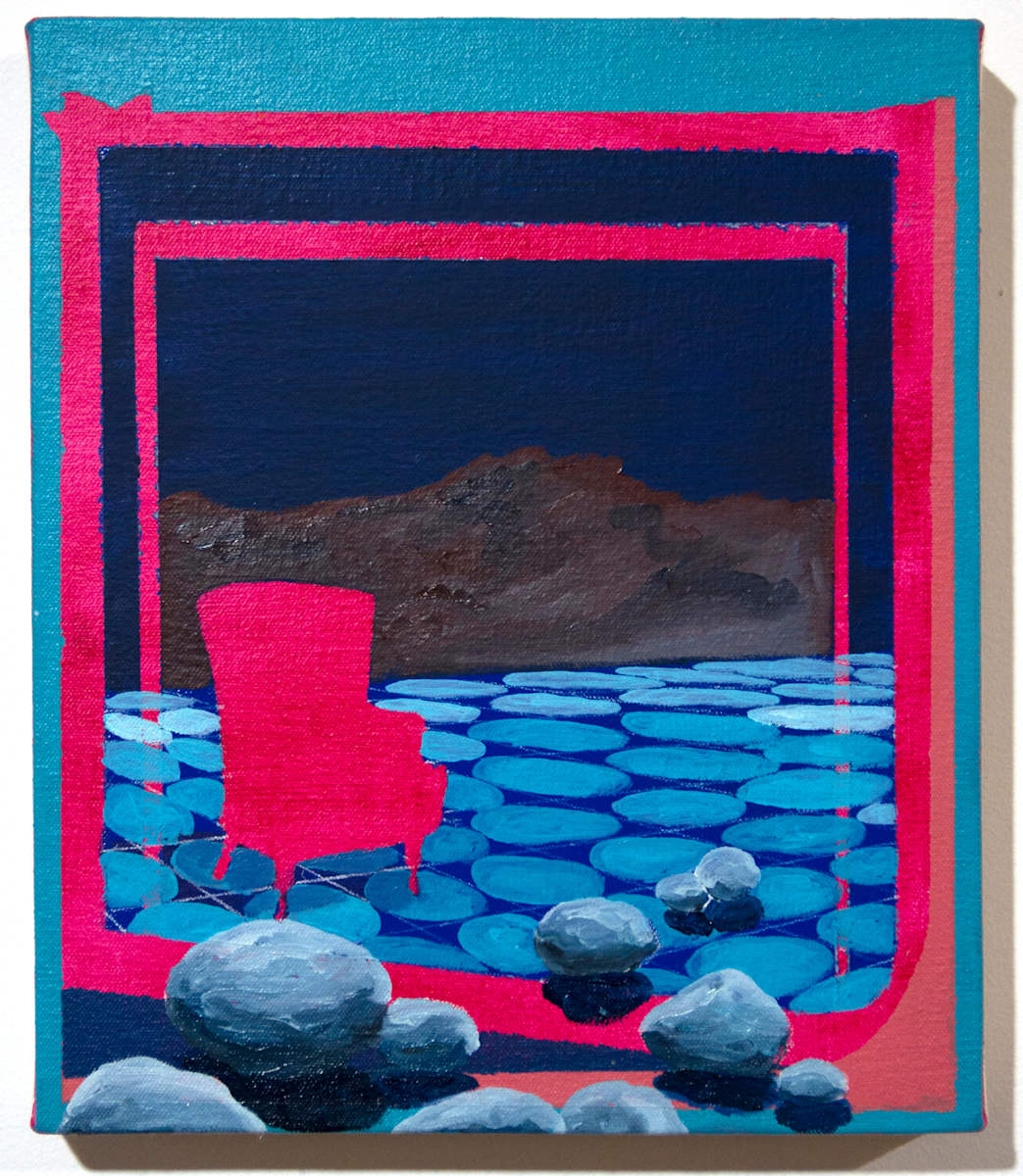 Blue Landscape with Chair by Mathew Tucker, Image 1.