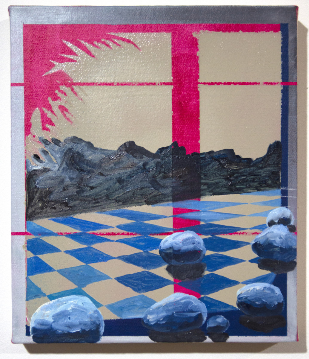 Blue Rock Landscape by Mathew Tucker 