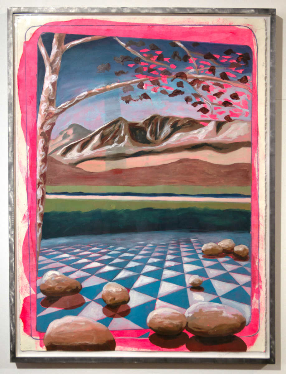 Blue Tiles on Paper by Mathew Tucker, Image 1.
