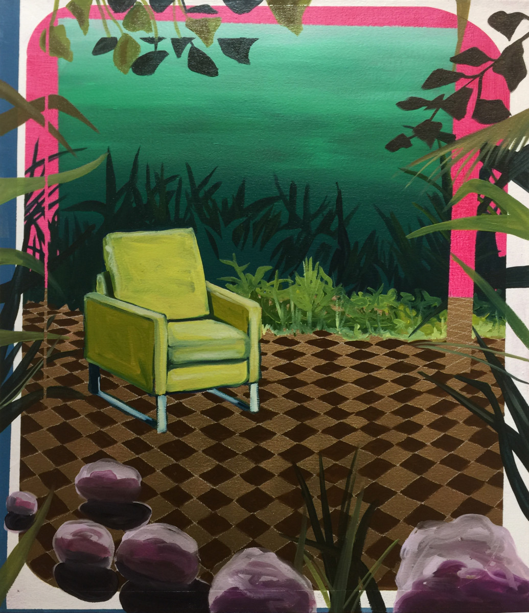 Green on Gold by Mathew Tucker 