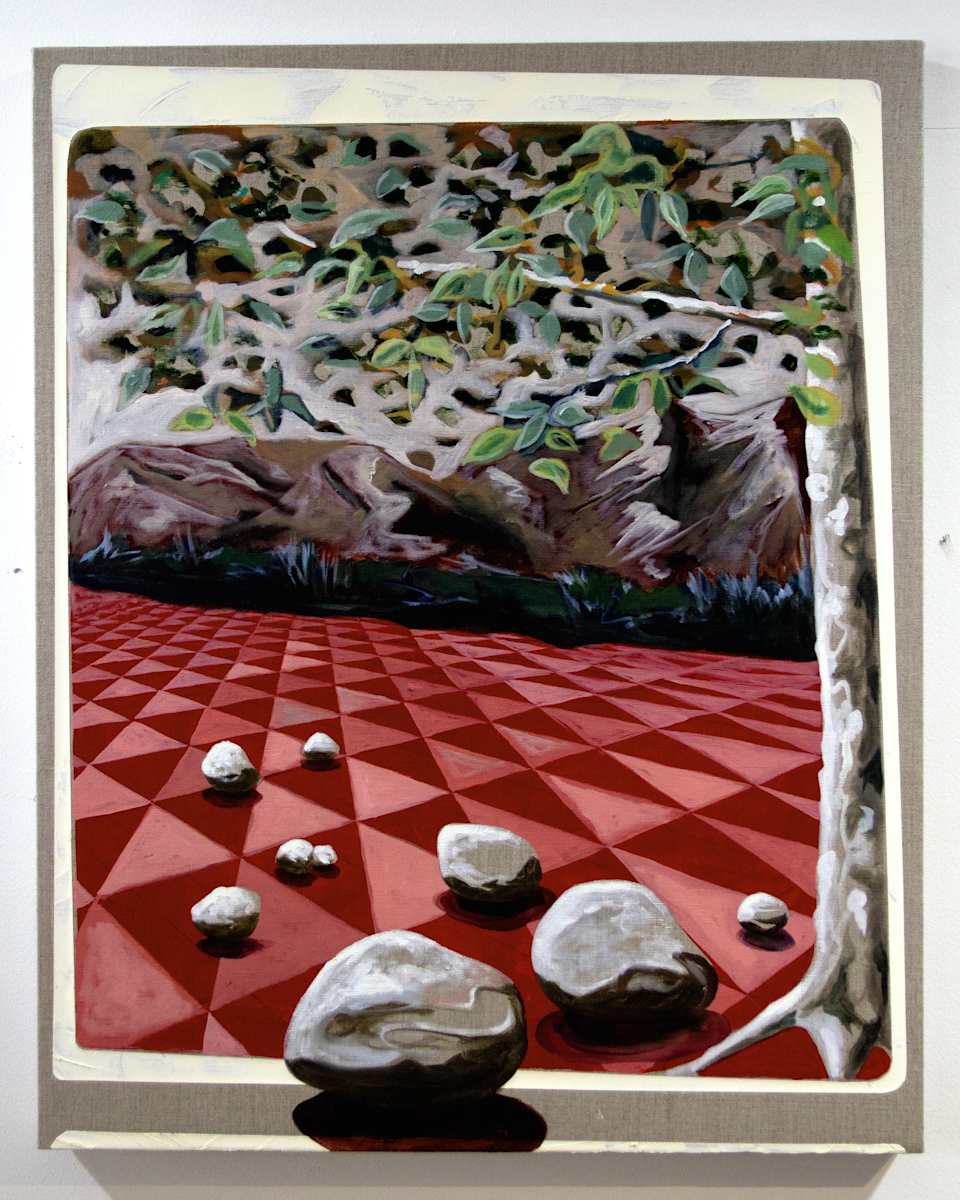 Red Linen Landscape by Mathew Tucker, Image 1.
