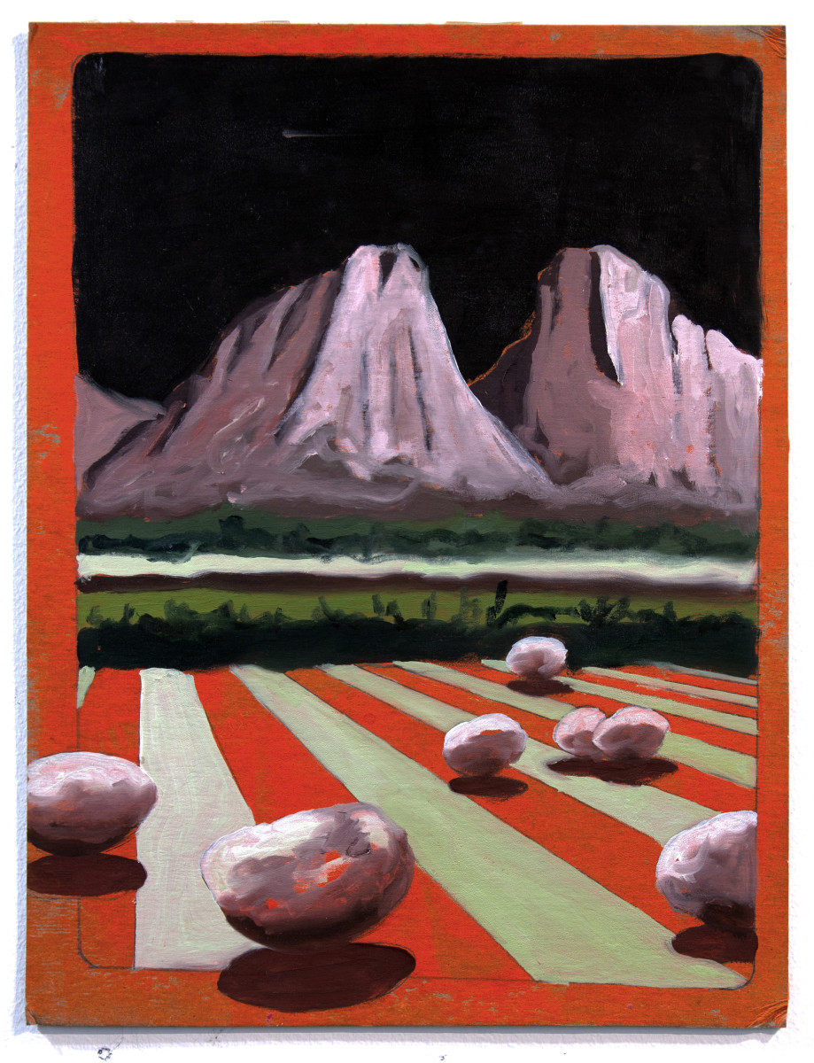 Mountain with Stripes by Mathew Tucker 