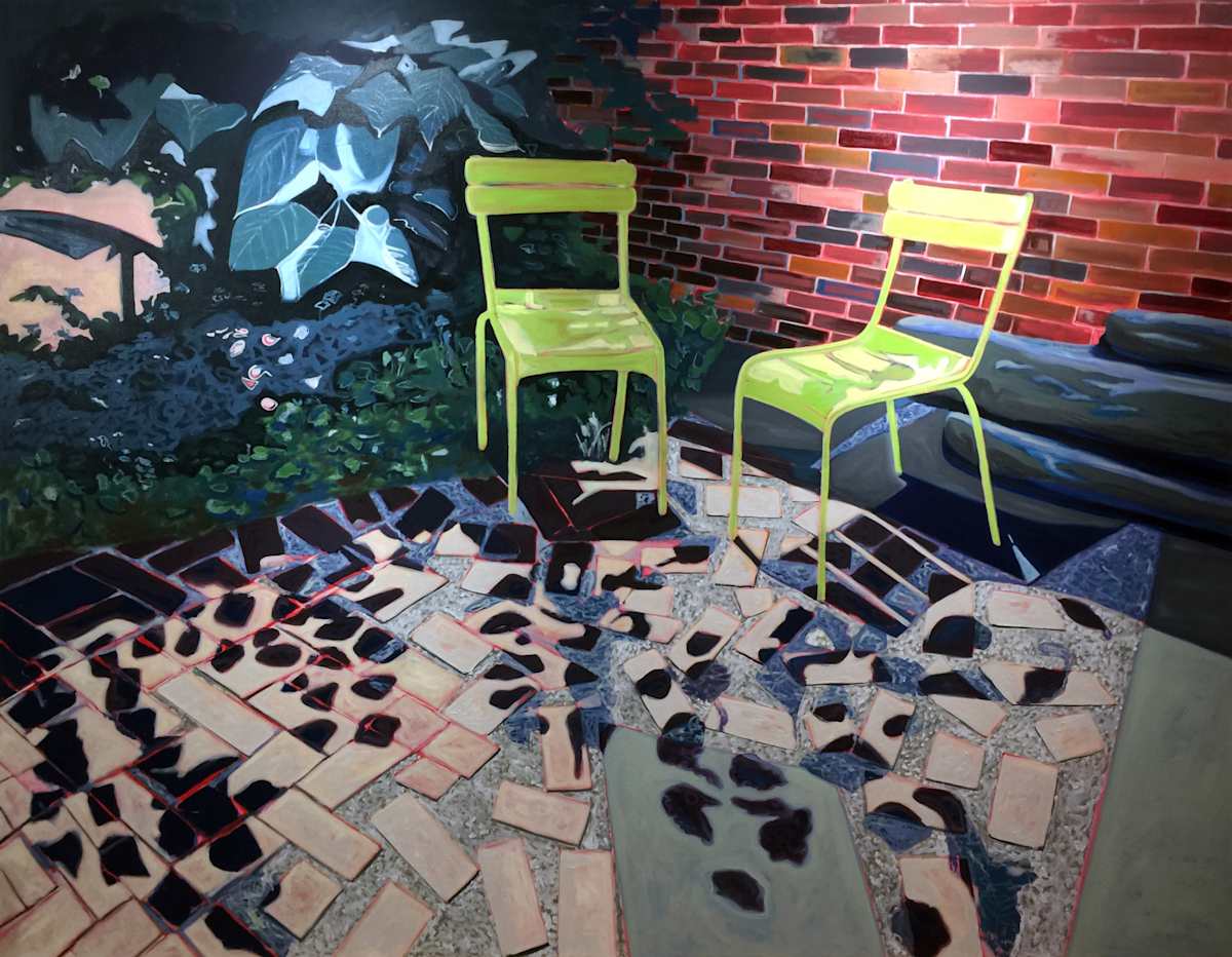 Neon Chairs by Mathew Tucker, Image 1.