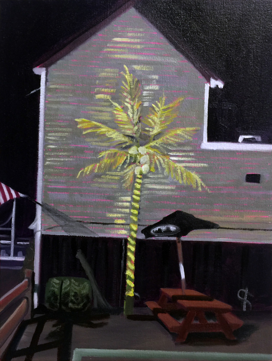 Neon Palm by Mathew Tucker 