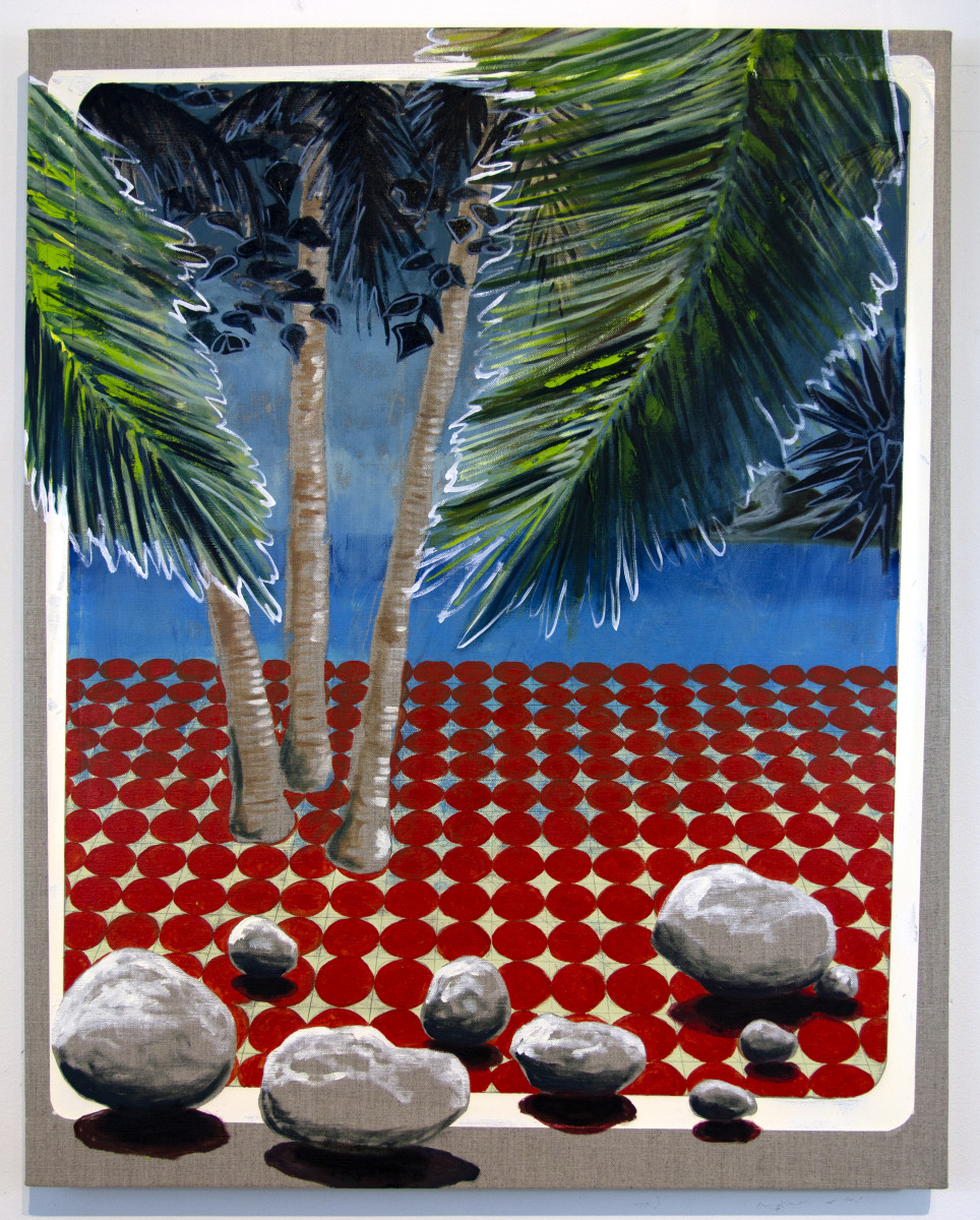 Linen Palms by Mathew Tucker 