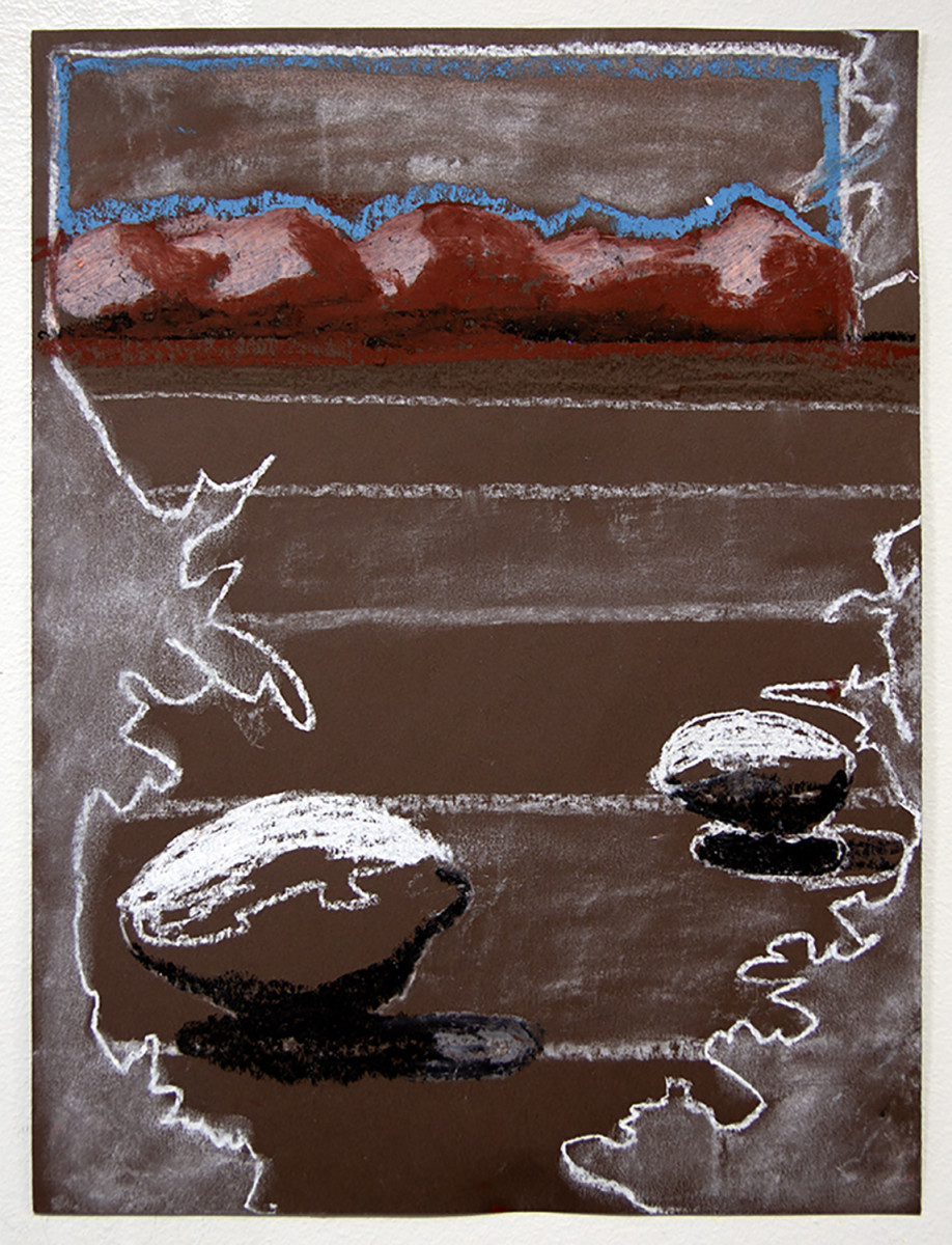 Paper, rocks, landscape, leaves. by Mathew Tucker 