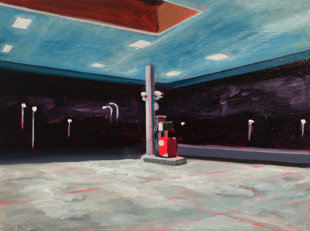 Petrol Pump by Mathew Tucker 