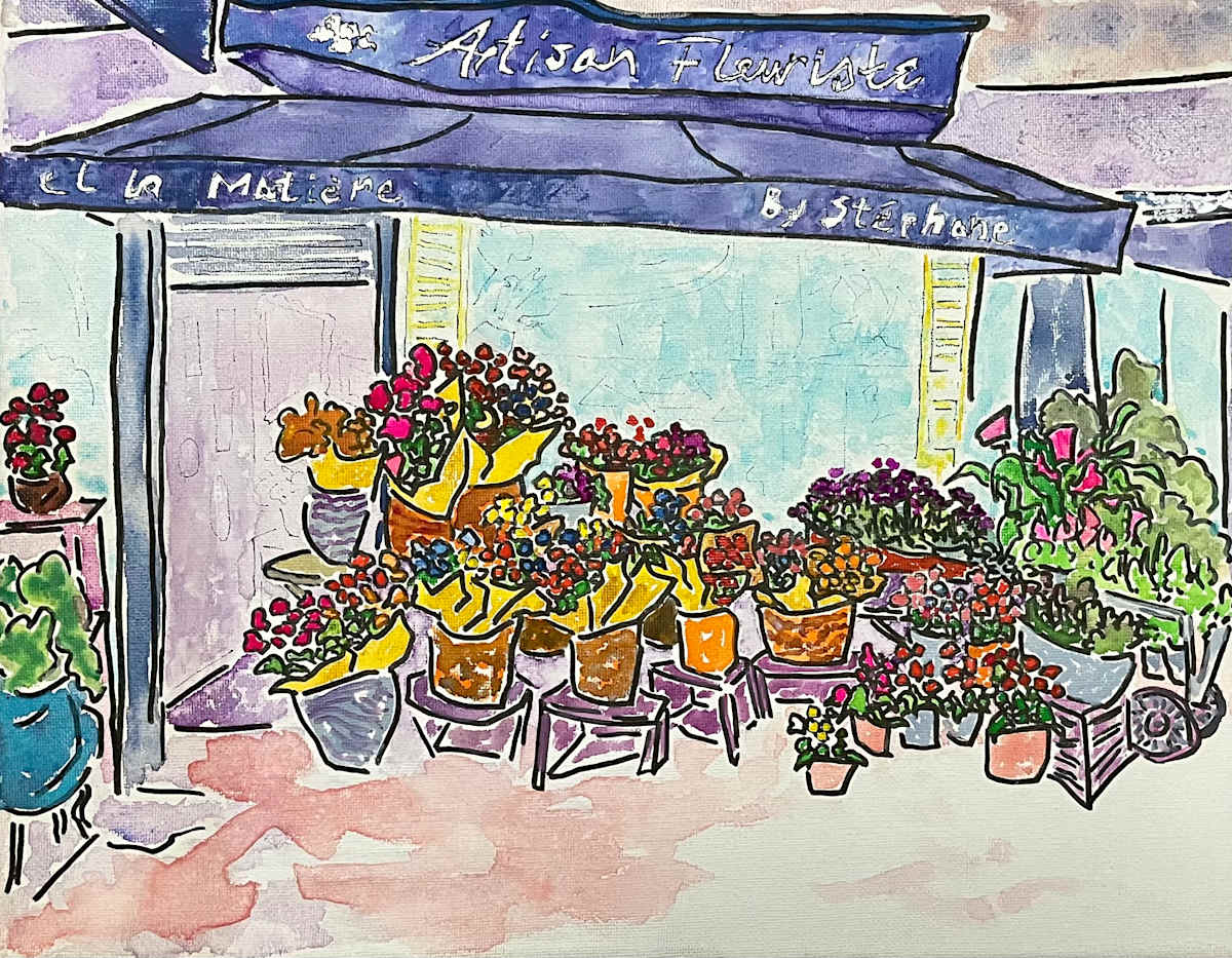 Artisan Florist by Don Barnett  Image: Artisan Florist on canvas