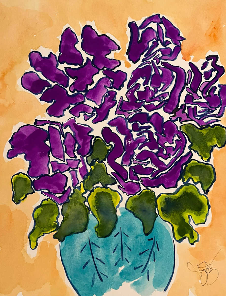 Purple Roses by Don Barnett  Image: Purple Roses